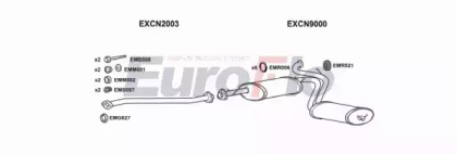 Система выпуска ОГ EuroFlo CNREL25D 7004A